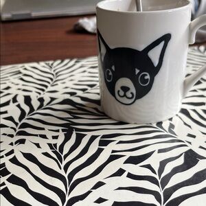 Black and White Dog Mug